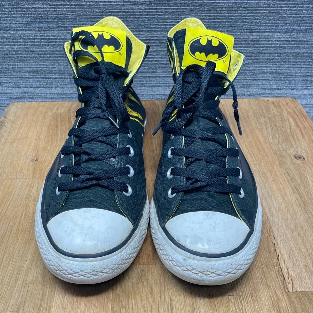 Converse Chuck Taylor All Star Mens 10 Black Batman DC Comics 75th Anniversary - Picture 2 of 12